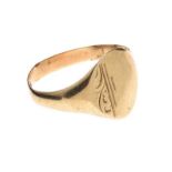 9CT GOLD SIGNET RING