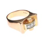 1940'S 18CT GOLD DIAMOND RING