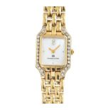 BERNARD PLOT 14CT GOLD DIAMOND WRIST WATCH