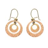 GOLD TONE HOOP EARRINGS