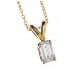 18CT GOLD DIAMOND NECKLACE