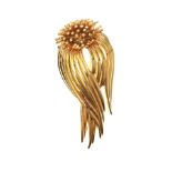 D'ORLAN GOLD-TONE BROOCH