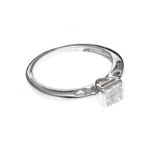 9CT WHITE GOLD DIAMOND RING