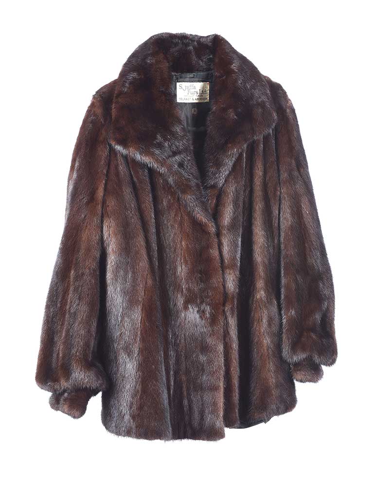 DARK MINK FUR JACKET