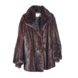 DARK MINK FUR JACKET