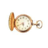 18CT GOLD DIAMOND POCKET WATCH