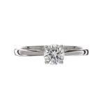 PLATINUM SOLITAIRE DIAMOND RING