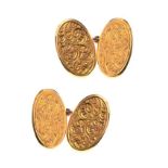 9CT GOLD CUFFLINKS