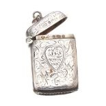 STERLING SILVER VESTA CASE