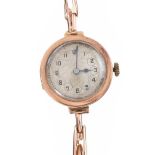 9CT ROSE GOLD LADY'S WRIST WATCH