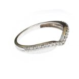 18CT WHITE GOLD BAND