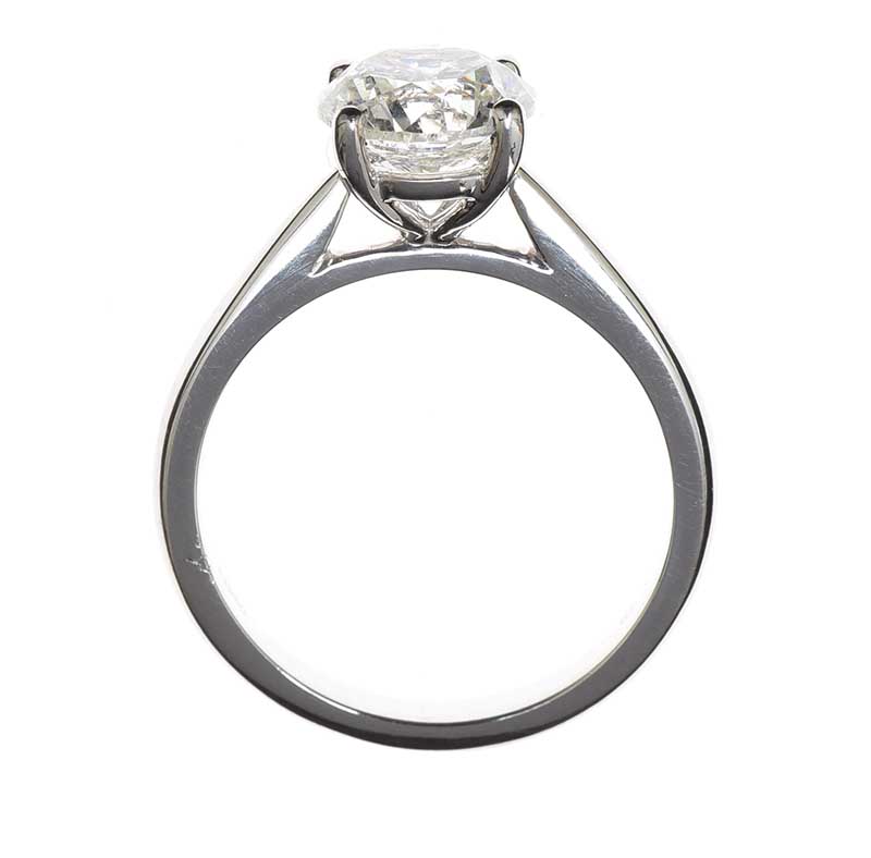 PLATINUM DIAMOND RING - Image 3 of 3