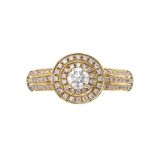 18CT GOLD DIAMOND RING