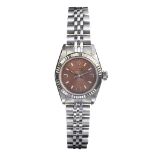 ROLEX OYESTER PERPETUAL STAINLESS STEEL WRIST WATCH