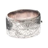 STERLING SILVER CUFF BANGLE