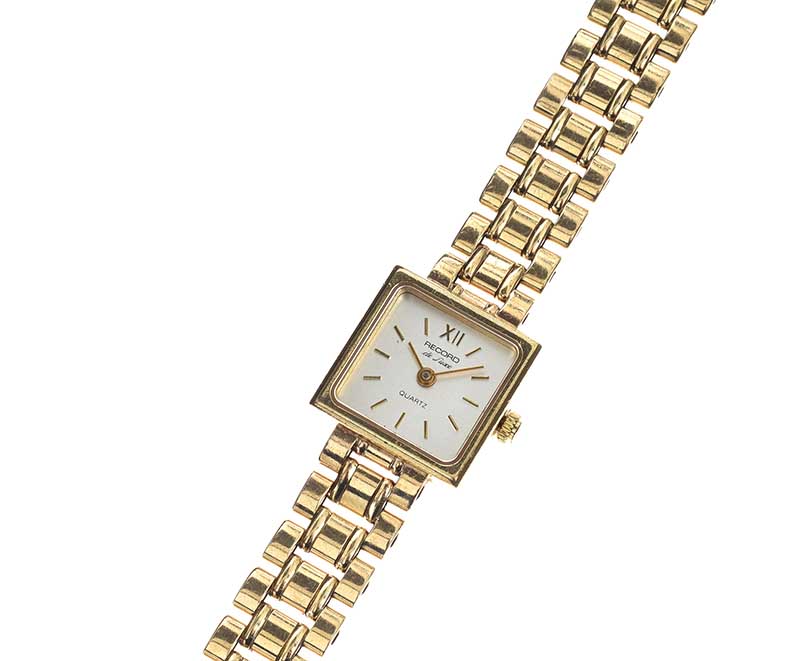 RECORD DU LUXE 9CT GOLD LADY'S WRIST WATCH - Image 2 of 2