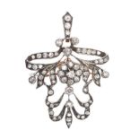 VICTORIAN DIAMOND PENDANT/BROOCH