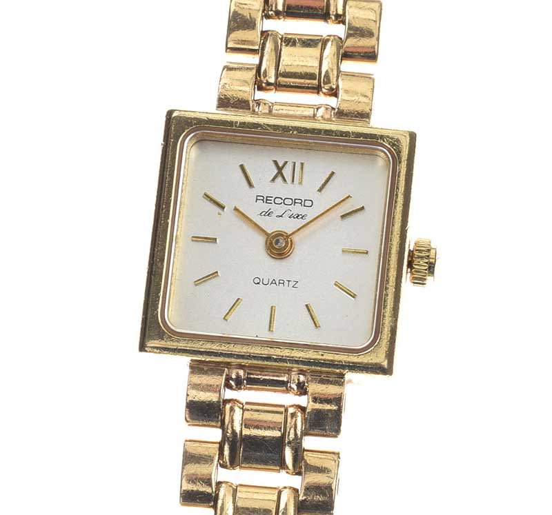 RECORD DU LUXE 9CT GOLD LADY'S WRIST WATCH