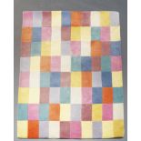 Conran, a multicoloured patchwork style rug, of recent manufacture, 202cm x 152cmPlease refer to