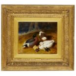John Frederick Herring, Snr. British 1795-1865- The Ducklings, 1851; oil on panel, bears labels