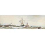 Frank Henry Mason RBA RI RSMA, British 1875-1965- Lowestoft; watercolour on paper, signed and