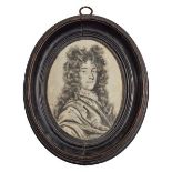 Circle of Thomas Forster, British act. c.1690-1713- Portrait miniature of a gentleman, quarter-