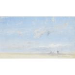 Attributed to Myles Birket Foster RWS, British 1825-1899- Distant landscape and sky; watercolour,