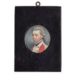 Circle of Charles Shirreff, Scottish c.1750-c.1829- Portrait of a British officer, circa 1775,