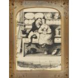 George Cruikshank, British 1792-1878- Watkins Tottle; etching, signed in plate, 9x6.5cm Note: an