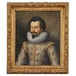 French School, early/mid 17th century- Portrait of a gentleman, quarter-length, turned to the