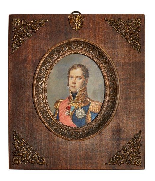 After François Pascal Simon Gérard, French 1770-1837- Portrait miniature of Michel Ney, Marshal of