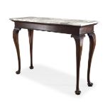 A George II style mahogany 'Holkham' console table by Jamb, early 21st Century, with rectangular