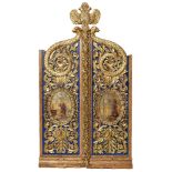 A pair of Royal doors, Eastern European or Russian, early 19th century, the right hand door