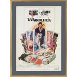WITHDRAWN : James Bond Live and Let Die, a film poster, United Artists