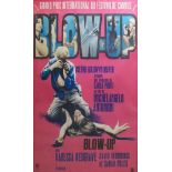 'Blow-Up' film poster, French version, 1970s; offset lithograph in colours, design by Georges