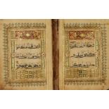 Juz 8 of a Qur'an, China, late 16th century, 58ff., with 5ll. of black Muhaqqaq script within red