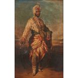 Anonymous, 19th century, portrait of Duleep Singh (1838-1893) in 1854, after the portrait by Franz