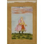 Raja Udai Singh (Mota Raja) of Marwar, Rajasthan, North India, early 19th century, opaque and
