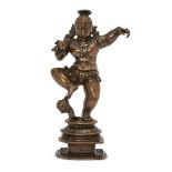 A finely cast bronze figure of Krishna, India, South India, Tamil Nadu, circa 17th century, the