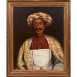 Attributed to Benjamin Hudson (fl.1847-1862), portrait of a Maharajah, possibly Bahadur Jotindra