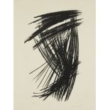 Hans Hartung, German/French 1904-1989- L14 Schwarz-Weis, 1957; lithograph on wove, signed and