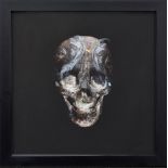 Magnus Gjoen, British 20th century- Untitled (Skull), 2014; giclee print in colours on wove,