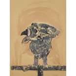 Graham Sutherland OM, British 1903-1980- Owl [Tassi 102], 1968; lithograph in colours on buff