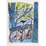 Bob Dylan, American b.1941- Bicycle, 2010; giclée in colours on Hahnemühle wove, signed and numbered