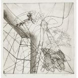 Stanley William Hayter CBE, British 1901-1988- Hex [Black & Moorhead 415], 1981; engraving with