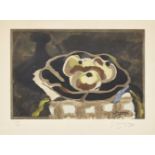 Georges Braque, French 1882-1963- Nature Morte Aux Pommes, 1950; lithograph in colours on wove,