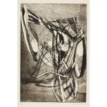 Stanley William Hayter CBE, British 1901-1988- Flight [Black & Moorhead 159], 1944; engraving with