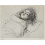 Henry Moore OM CH FBA, British 1898-1986- Sleeping Child [Cramer 499], 1979; etching on wove, signed