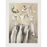Henry Moore OM CH FBA, British 1898-1986- Three Sisters [Cramer 621], 1981; lithograph in colours on