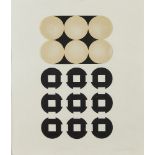 Victor Vasarely, Hungarian/French 1908-1997- Procion, 1969; screenprint with mixed media collage,